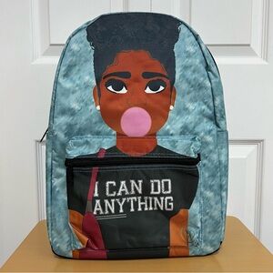 1954 by Blended Designs Backpack 'I Can Do Anything' Graphic NWOT